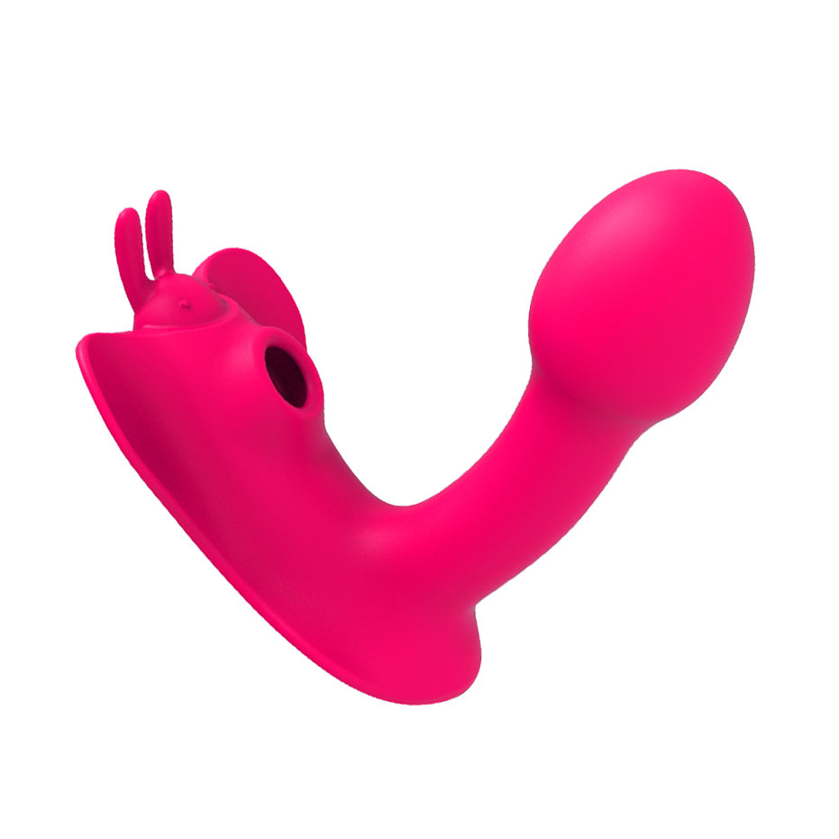 W10 Remote-Controlled Butterfly Suction Vibrator