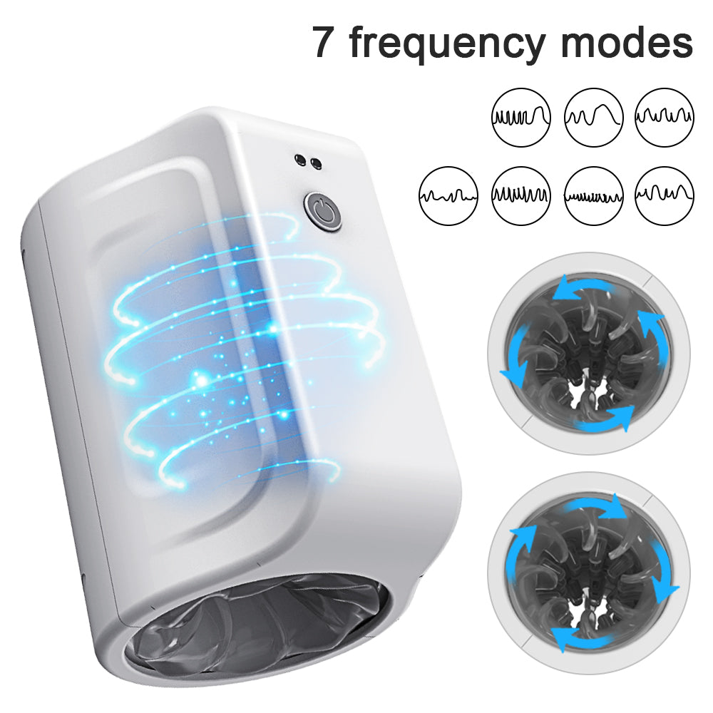 7-Pattern Handheld Rotating Masturbator