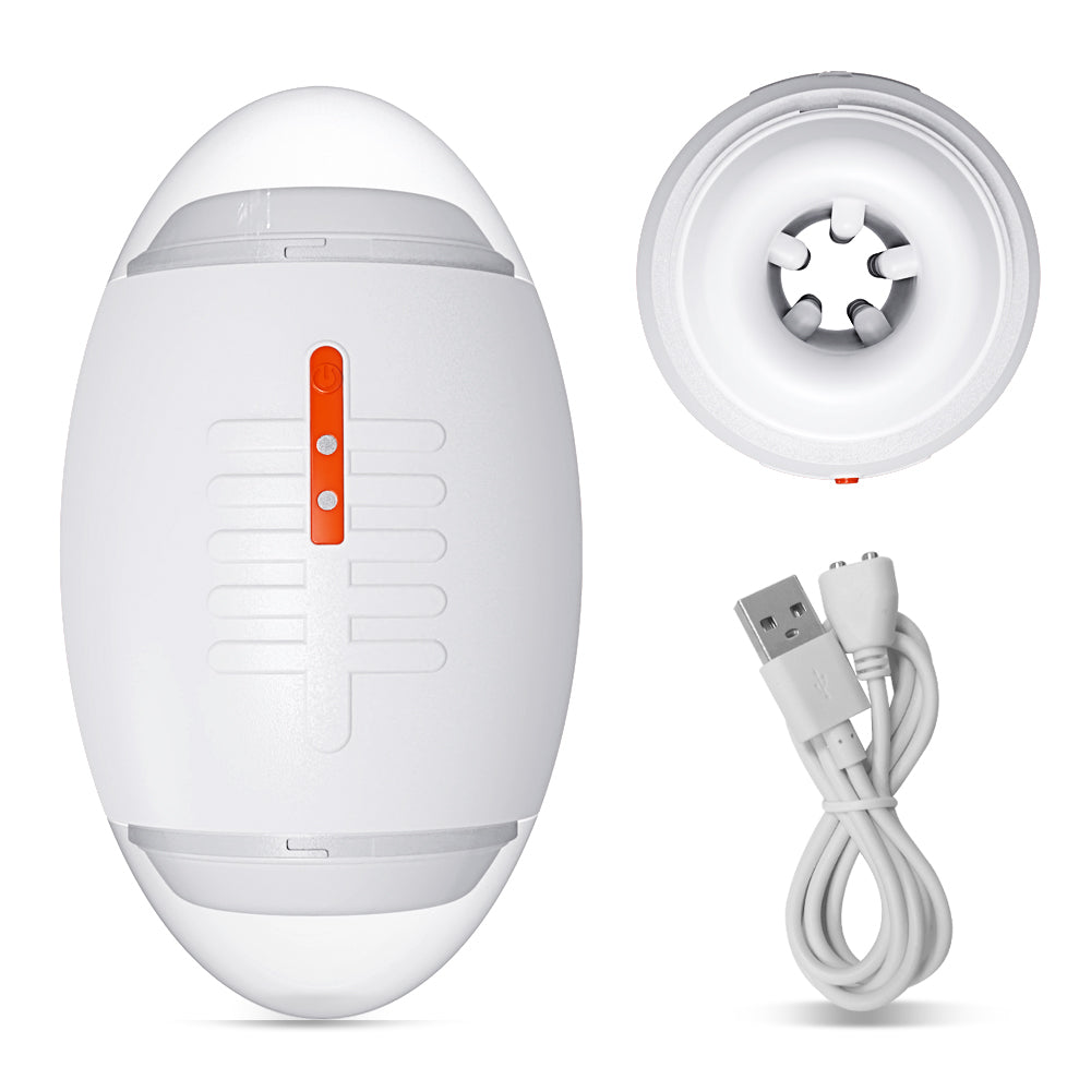 12-Mode Oval Open-Ended Cup Vibrator