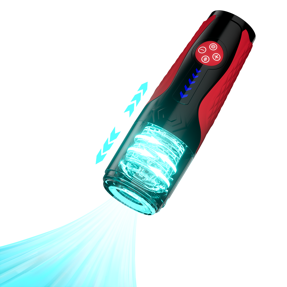Red-Panel Rotating & Thrusting Masturbator