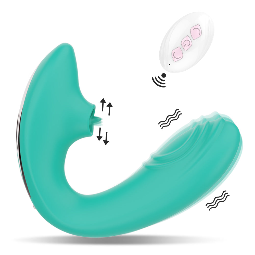 Remote-Controlled Curved Tongue Vibrator