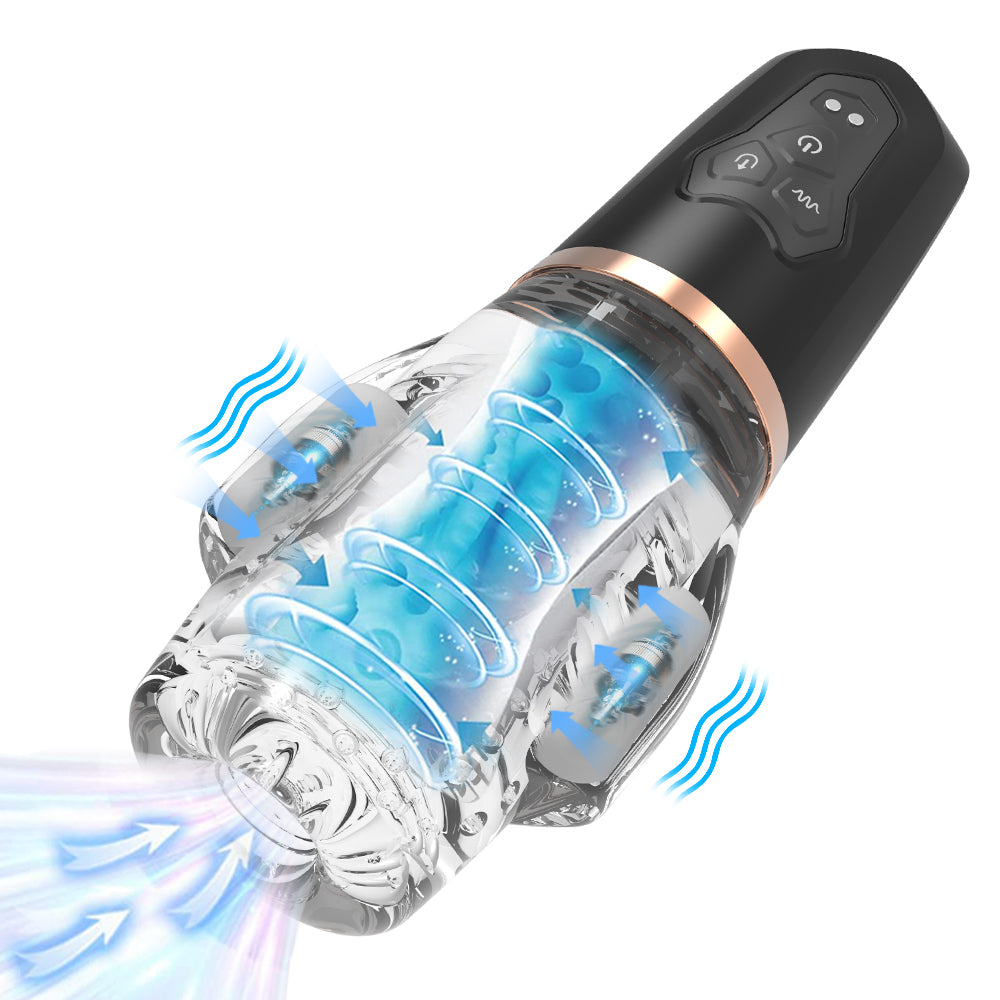 Rocket Dual-Motor Suction & Vibration Cup