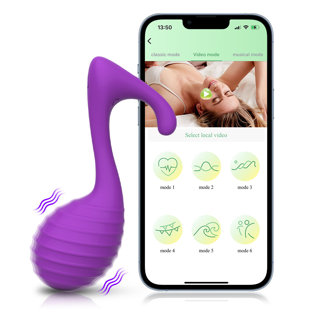 Note-Shaped App Vibrating Egg