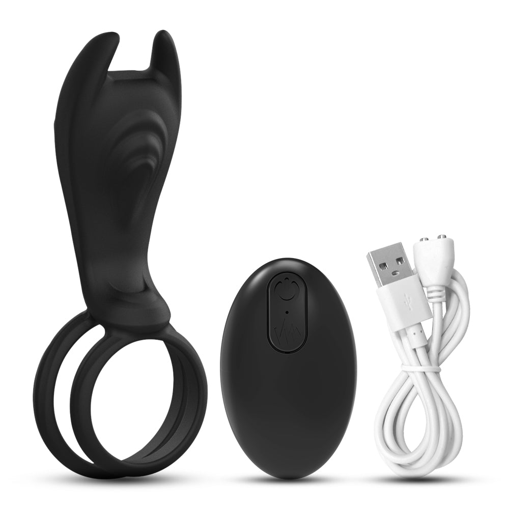 Remote-Controlled Dual-Ring Vibrator