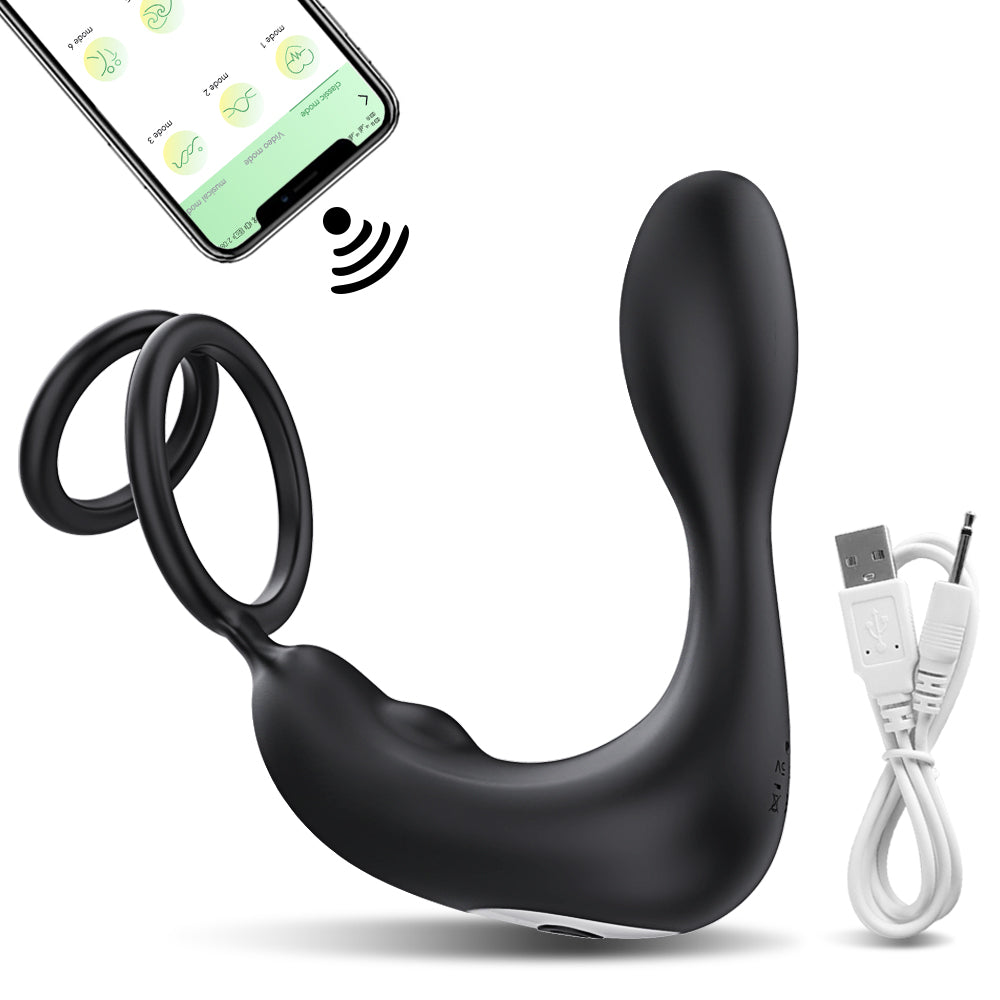 App-Controlled Curved Dual-Ring Massager