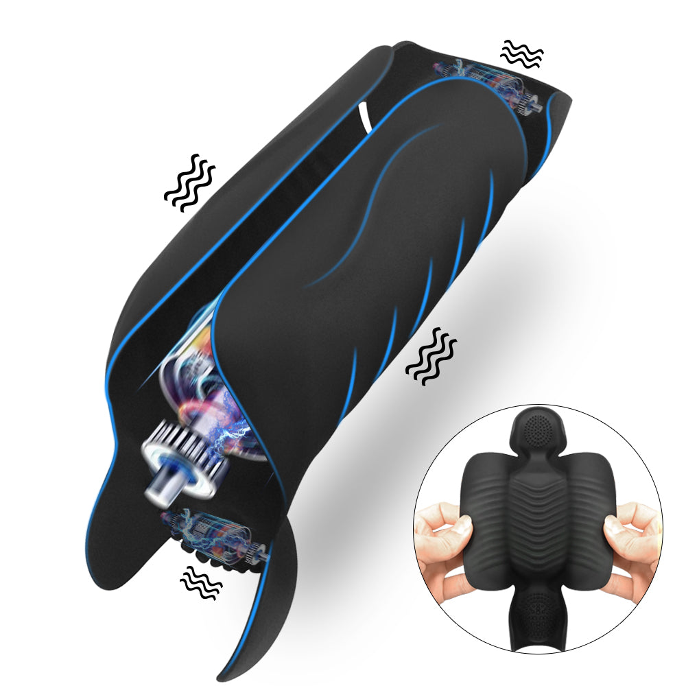 Four-Wing Adjustable Vibrating Stroker