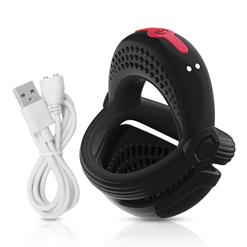 Three-Ring Textured Vibrator