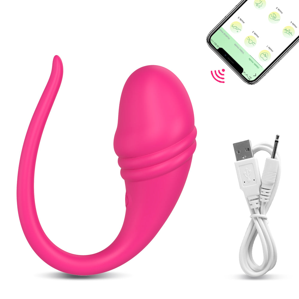 Rounded Egg App Vibrator