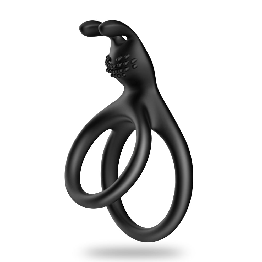 Textured Dual-Loop Ring Sleeve
