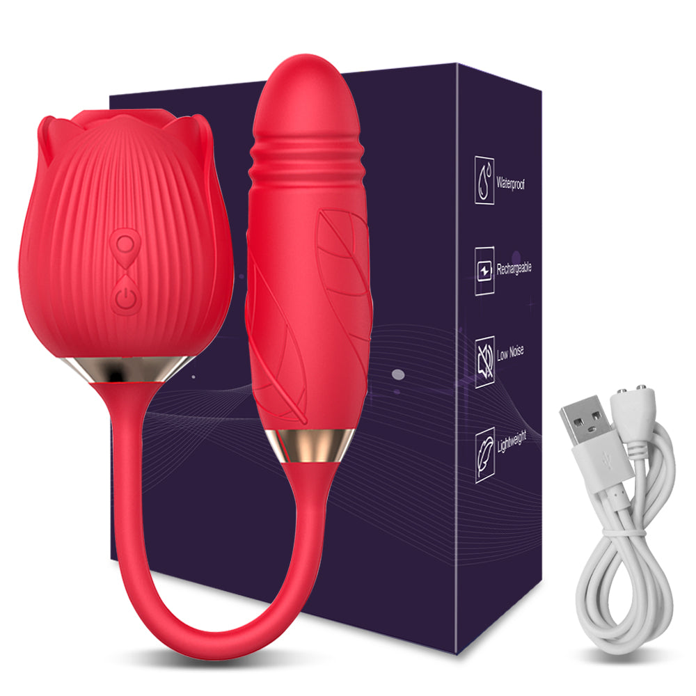 Rolay Linked Rose Vibrator — X or T