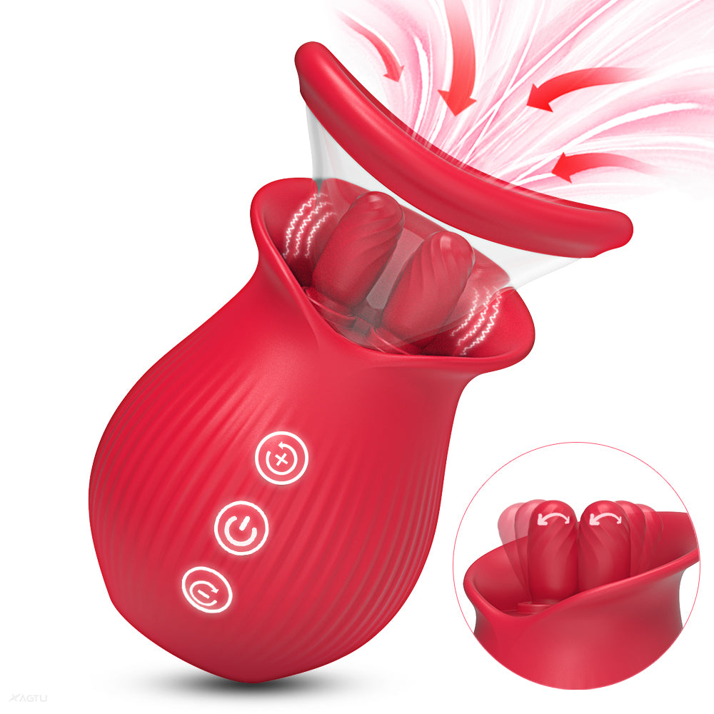 Tina Wide-Opening Rose Vibrator