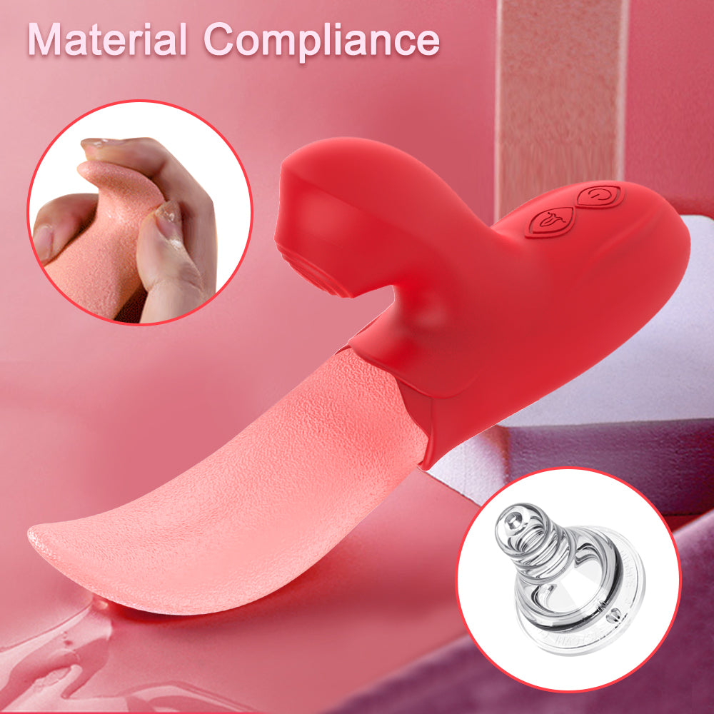 Jai Textured-Tongue Dual-End Vibrator