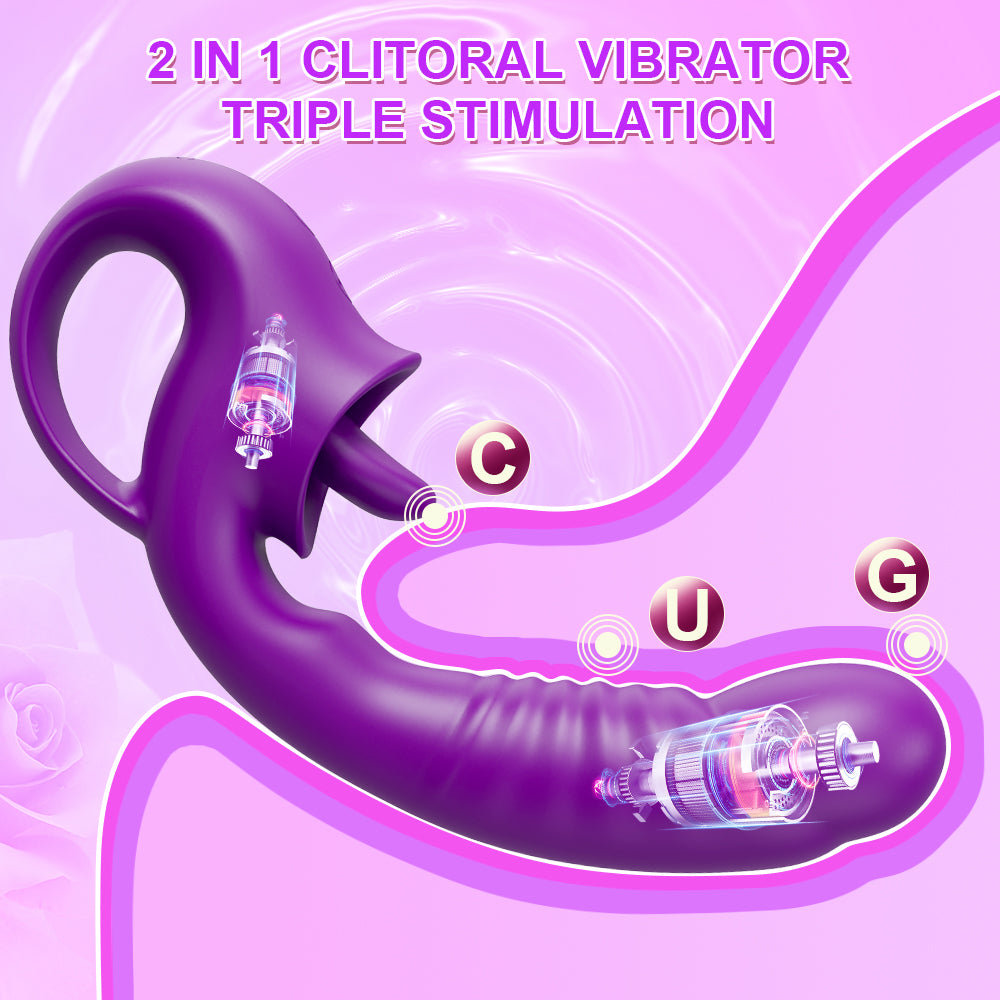 Lippe Loop-Handle Dual-End Vibrator