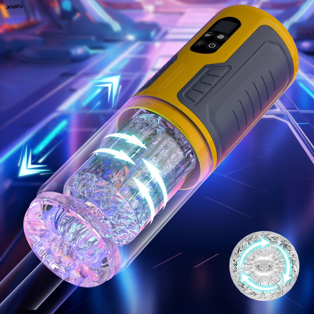 Wasp Yellow Clear-Chamber Massager