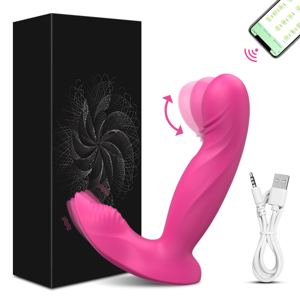 App Curved-Wing Wearable Vibrator