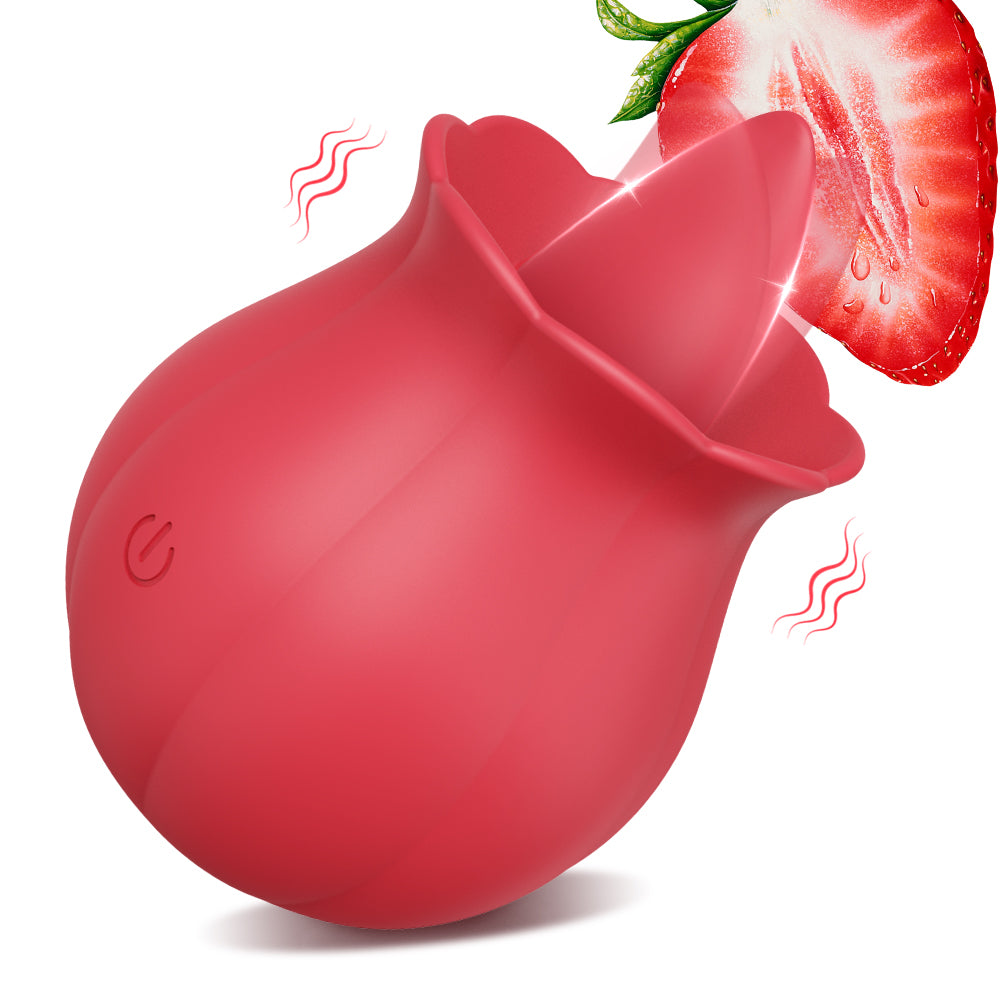 Rose-Body Tongue Vibrator
