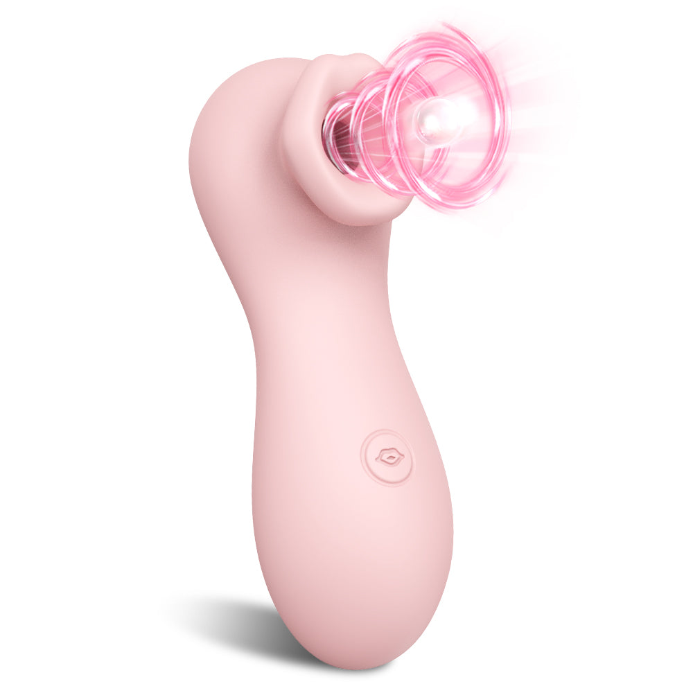 Curved-Handle Suction Vibrator