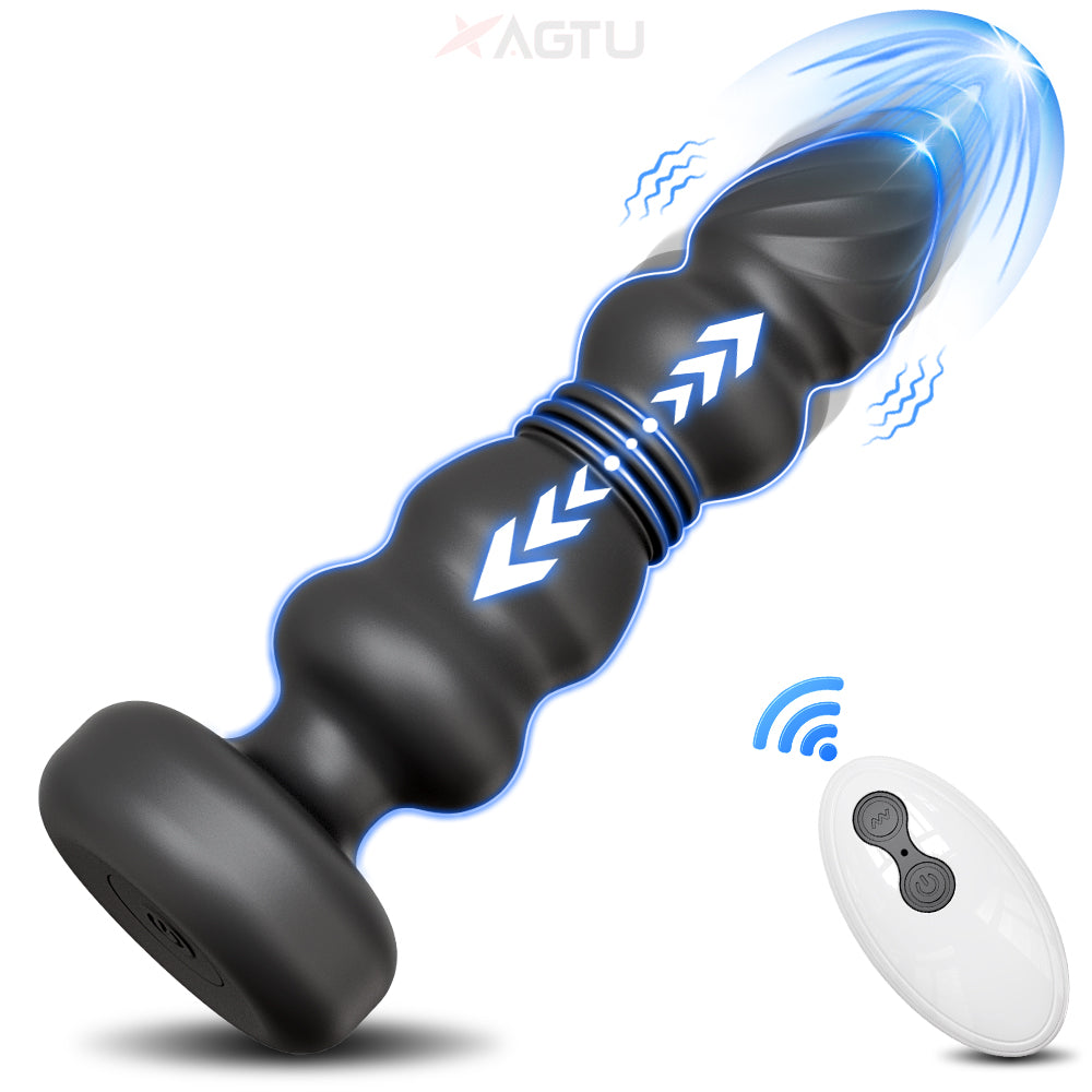 Remote Bellows-Centre Anal Vibrator